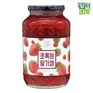 초록원 딸기잼 1kg 주방 빵잼 음식 샌드위치 토스트 요리 조리 부엌 식빵