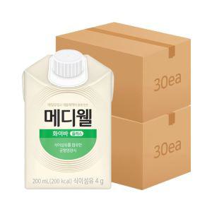 [메디웰]화이바플러스 200ml 60팩(30팩 2박스)