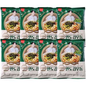 삼립 하이면 완도김 우동 205g x 8개 멸치 육수 우동