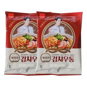 삼립 하이면 김치 우동 198g x 2개 얼큰 우동