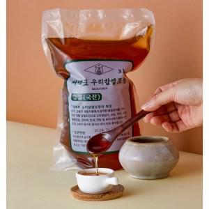 (1+1) 국산조청 대용량 벌크상품, 3kg, 1개 2set