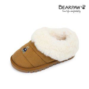 [베어파우](신세계 사우스시티)(BEARPAW) 키즈 슬리퍼 LAUREN 히코리 K2913002QDK