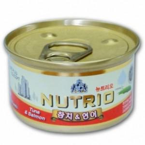 24개 참치&연어 80g 고양이캔 뉴트리오 1Box