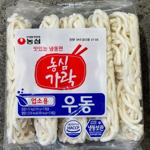 농심 우동면 냉동 230g x5입 1.15Kg X8 면류 업소용 즉석조리 사리