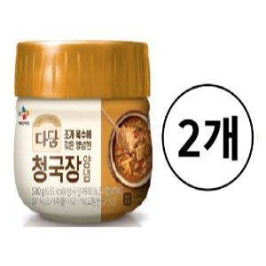 CJ 다담 청국장양념 530g X 2개