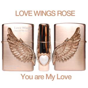 ZIPPO,LOVE WINGS ROSE,지포라이터,무료각인,