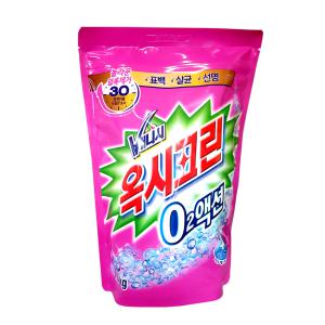 옥시크린 오투액션 표백제 파우더 리필 1.5kg  산소계 표백제 옷얼룩제거제