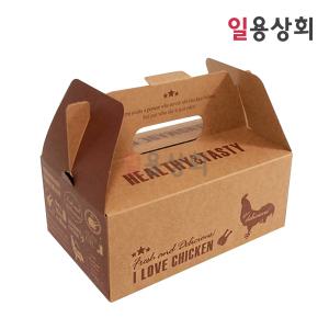 손잡이 치킨박스 HC 대 200x125x80mm 200개 크라프트