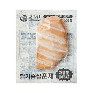 푸드원 맛닭 냉장 훈제 닭가슴살 저염분 100g 100팩 10kg