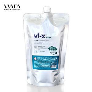 바이엑스 살균소독수 500ml 리필파우치 안심성분HOCL 살균+소독+탈취+항균제균제 차아염소산수 저자극 침구류 베게 주방 도마 과일채소 잔류농약제거 손잡이 변기세정