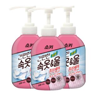 무궁화 소키 간편한 속옷 울 중성세제 500ml 3개 I