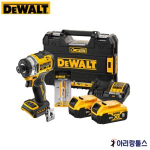 디월트 DCF860P2A 20V MAX 5.0Ah XR BL 플래그쉽 임팩트 드라이버세트