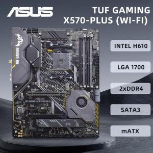 ASUS TUF GAMING X570-Plus (Wi-Fi) 마더보드, AMD AM4 R5 5600X R7 5700X3D R9 5900X CPU,AMD X570 칩셋 D