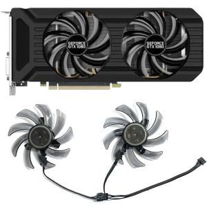 노트북쿨러 1070 팬 듀얼 FDC10H12S9 C 그래픽 4 냉각 2pcs 카드 Ti GTX 85mm GTX1060 핀 GA91S2U Tongde 1080 1060 Geforce