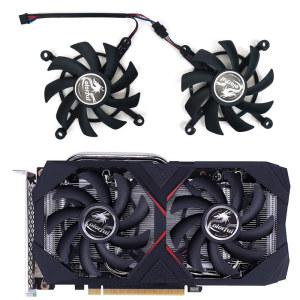 노트북쿨러 1650S RTX 85MM 1650 새로운 교체 Ti 2060S 그래픽 GeForce 2060 1660 1660S 카드 2070 SUPER 팬 냉각 팬용 Color