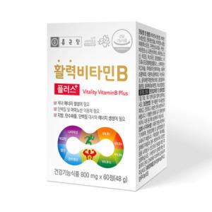 종근당건강 활력 비타민B 플러스 800mg 60정 6개