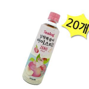 [리씨리씨] 티로그 납작복숭아 아이스티 홍차 제로 500ml x 20개 이노엔 차음료 액상차 홍차음료 (티로그,