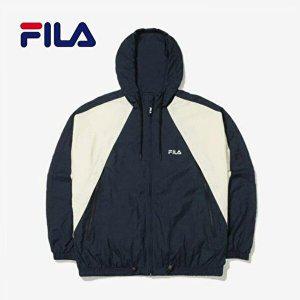 [셀러허브 1]FILA 휠라 HC29 휠라 컬러 블럭 후드 자켓 남여공용 유니 바람막이 FS2JKE3101X-INA