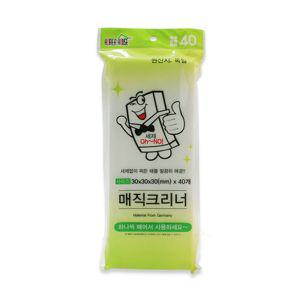 SE 커팅 매직 크리너 40PCS 10개 욕실 세탁 청소 용품 행주 걸레