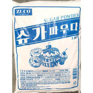 신광 슈가 파우더 3Kg X7분말 분당 설탕 가루 파우다