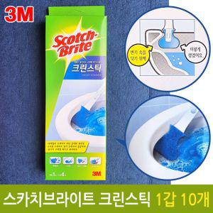 3M 스카치브라이트 크린스틱 변기 화장실 청소 솔청소 세제 세정제 일회용 러쉬 시도구 욕실