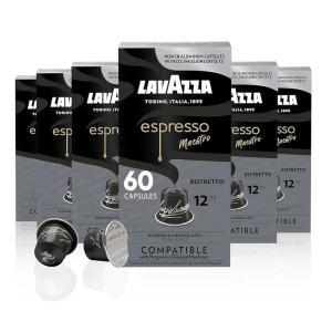 라바짜 Lavazza 라바자 리스트레토 노블 다크 로스트 커피 캡슐, 네스프레소 호한 오리지널 머신과 호환,