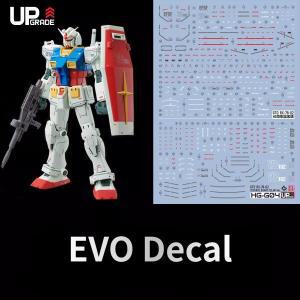 EVO 데칼 HGG4, 1/144 RX-78-2 GTO78 모바일 슈트, 40 주년 모델 형광 스티커, 취미 DIY 도구