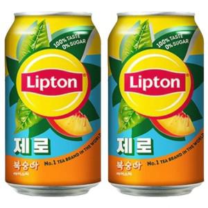 립톤 아이스티 제로슈가 복숭아 355ml x 24캔