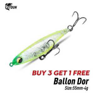 소프트베이트 DOR 낚시 미끼 55mm 4g 느린 싱킹 연필 바위 & Darting 하드 Baits Wobblers