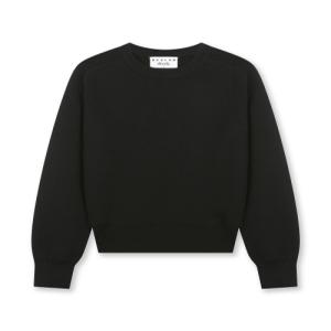 비슬로우  비슬로우X데릭 OVERSIZED CREW NECK KNIT BLACK 24FWOVCRNEKNBK