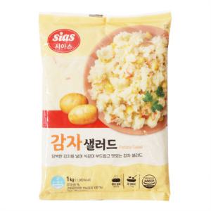 (정품) 감자샐러드 1kg/시아스/감자/샐러드/kg/아스/식품/냉동/조리