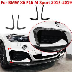 BMW X6 F16 M 스포츠 15-19용 리어 범퍼 윙 스포일러 스플리터 ABS 블랙