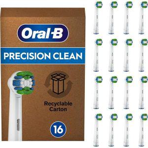 Oral-B Precision Clean 전기 칫솔 헤드 CleanMaximiser 강모 포함 16팩 칫솔용