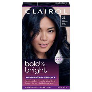 클레롤 Clairol 볼드  브라이트 퍼머넌트 헤어 염료, 28가지 와일드 블랙베리 염색약, 1팩, 퓨어 물 염색