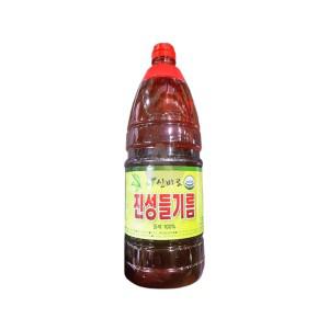 대용량 식당 1.8L 식자재기름 들깨기름 진성 고소한들기름 업소용들기름 들기름 매장용