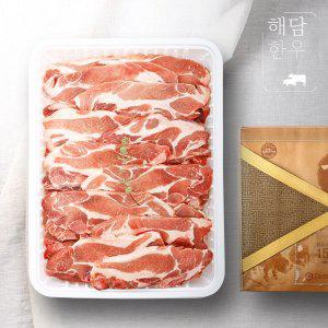 해담한우 [바로배송][냉동][해담한우] 한돈 LA갈비 선물세트 4kg