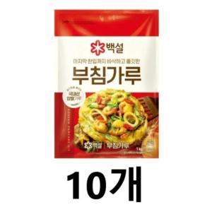 백설 부침가루 1kg 10개 1박스 식자재