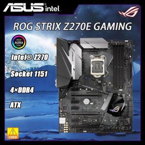 1151 마더보드 ASUS ROG STRIX Z270E GAMING, 인텔 Z270 칩 채택, 64GB DDR4 PCI-E 3.0 M.2 ATX 세대 Corei