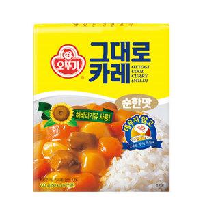 오뚜기 3분요리 그대로카레 순한맛 200g