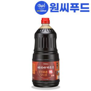 원씨푸드 이엔 데리야끼소스 1.8L 닭꼬치 장어구이 볶음밥 데리야키소스