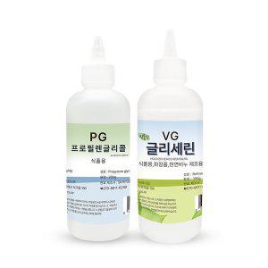 [조이라이프] 프로필렌글리콜 PG 300g + 식물성 글리세린 VG 350g 비누 슬라임