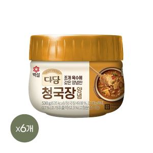 다담 청국장 양념 530g x6개