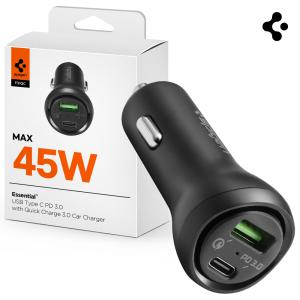 슈피겐 슈피겐 USB PD 45W C타입 듀얼 차량용 고속충전기 시거잭 F31QC (아이폰14 호환)