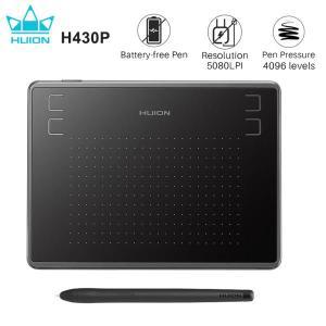 판타블렛 드로잉 그림 패드 HUION H430P 디지털 태블릿 마이크로 USB 서명 그래픽 펜, OSU 게임, 배터리 프