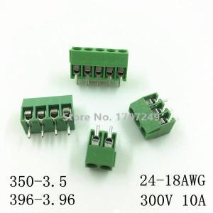 터미널블럭 KF35035 PCB 나사 터미널 블록 커넥터 2P6 핀 300V 10A KF350 35mm 2 6 스트레이트 핀 2418AWG