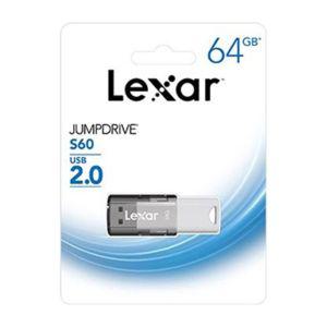 [이지커머스]USB 메모리 JumpDrive S60 64GB Lexar 사진 카메라 핸드폰 저장 전산