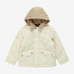 뉴발란스키즈(NB Kids) ESSENTIAL_후드 퀼팅 자켓 NK9QF1102U_Ivory