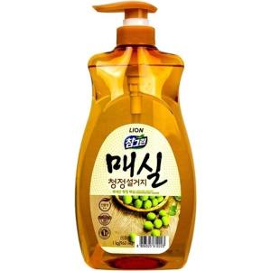 라이온 참그린 매실 청정설거지 용기 1kg