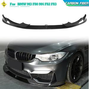 BMW F80 M3 F82 F83 M4 14-19 전면 카본 범퍼 립 스포일러 스플리터 턱