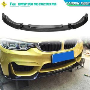 BMW F80 M3 F82 F83 M4 14-19 카본 프론트 범퍼 립 스포일러 레이싱 바